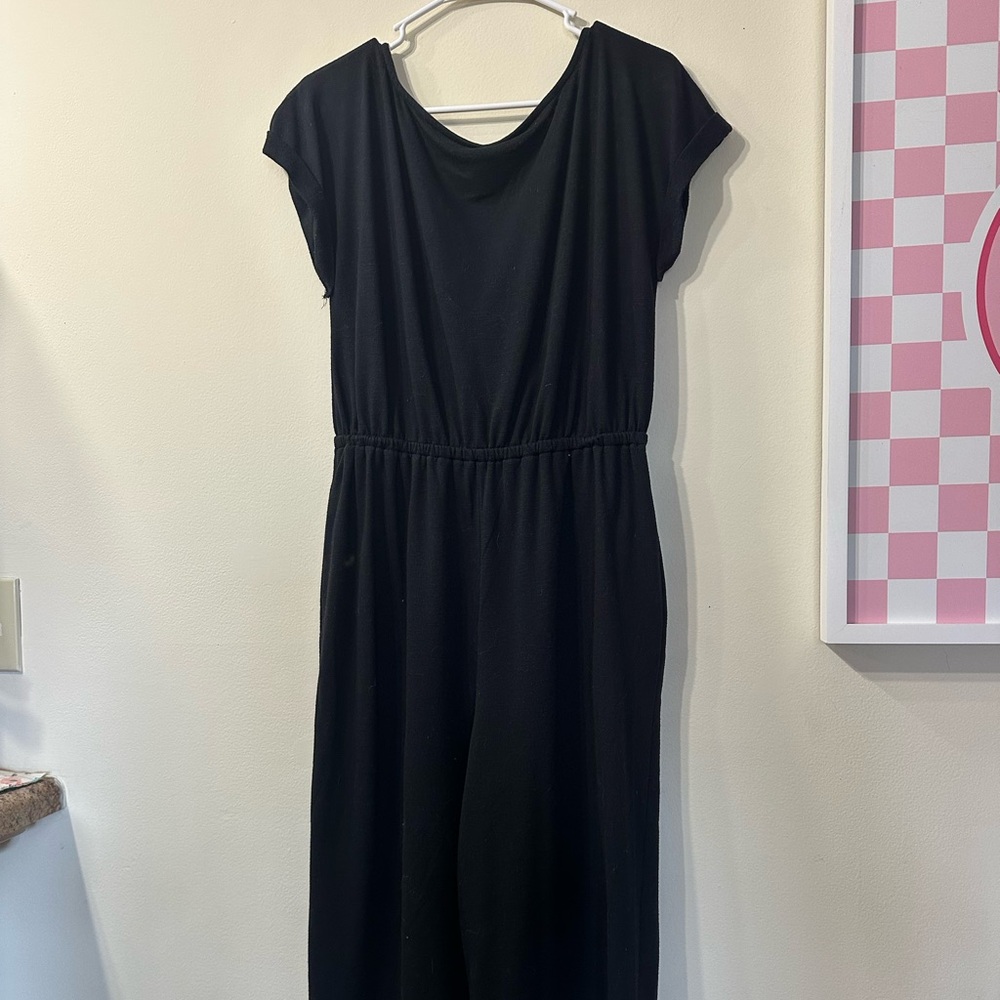 Maurices Cap Sleeve Empire Waist Jumpsuit